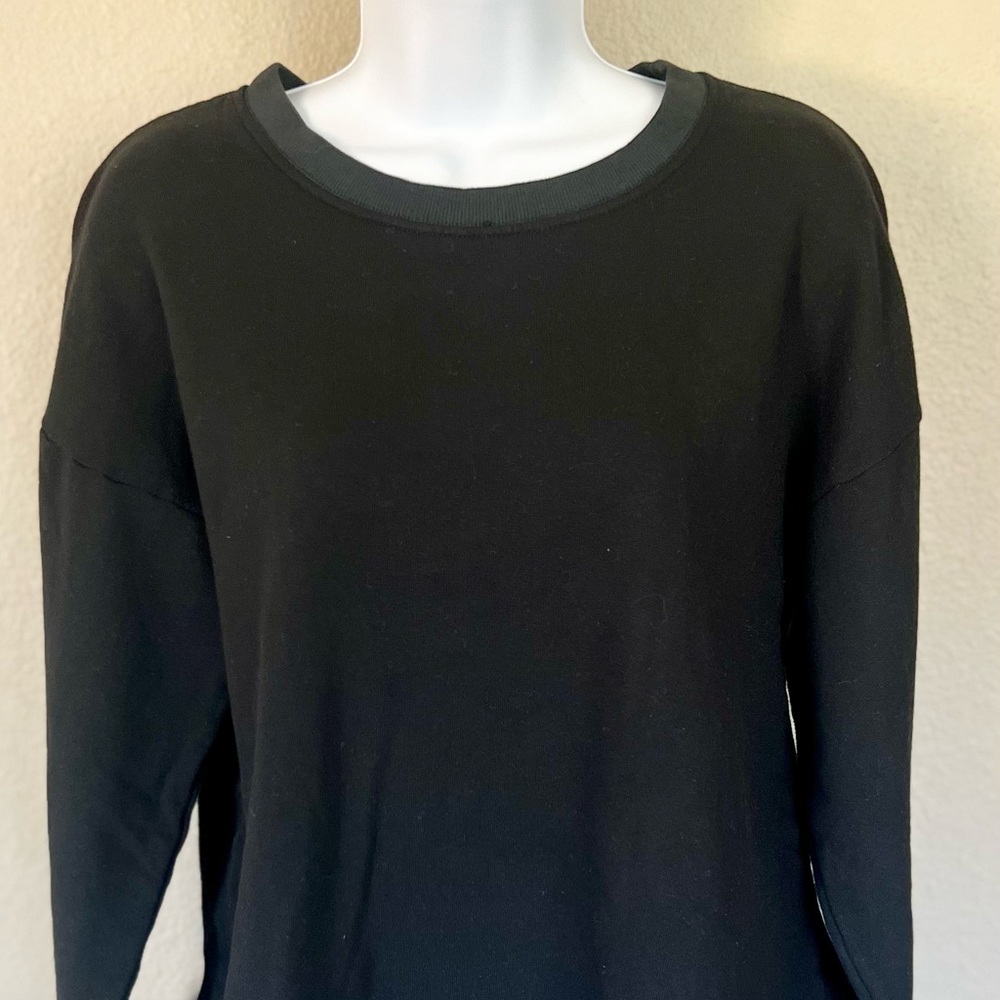 Goldsheep Cut Off Sweatshirt - Black - Size M